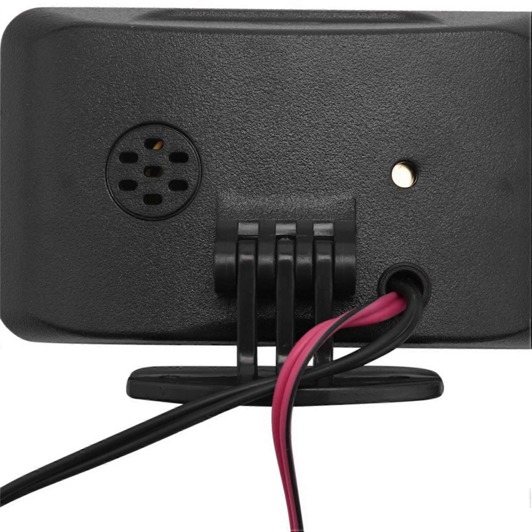 2-in-1 Lcd-digitalinstrumente Für Autos Mit Akustischem Alarm, Anzeige Von Spannung, Druck Und Wassertemperatur (m10)