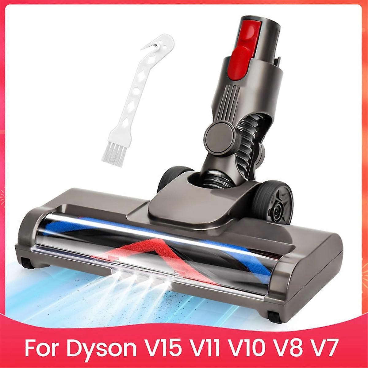 Staubsaugerbürste Für Die Modelle V15, V11, V10, V8 Und V7, Bürsten Mit 4 Led-leuchten, Elektrische Turbobürste Für Teppiche
