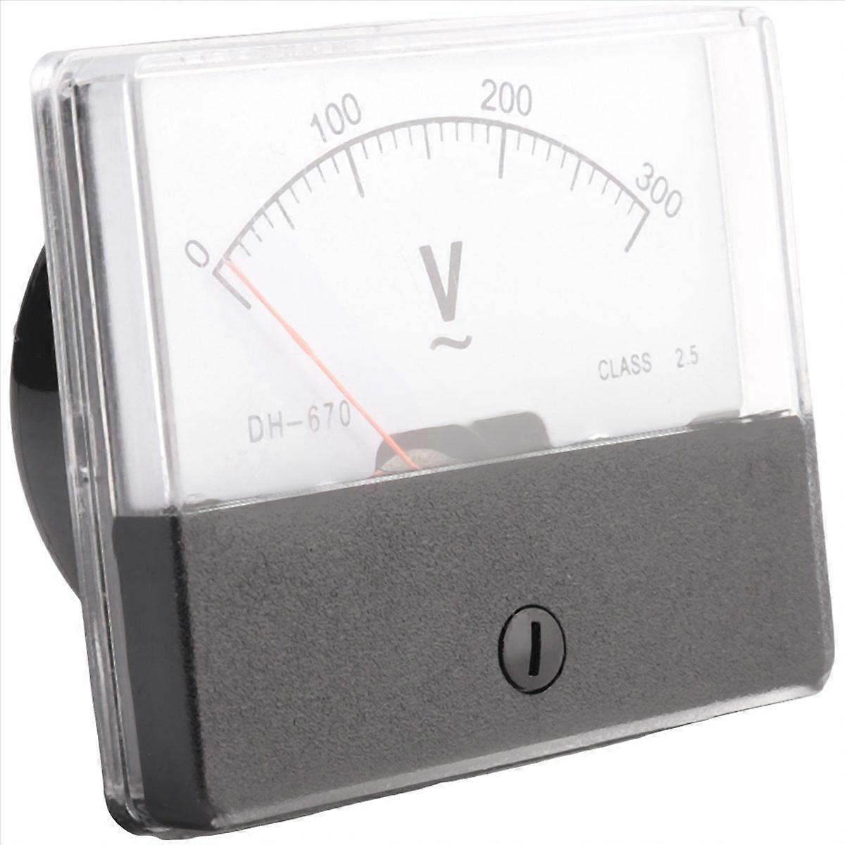 Rechteckiges Analoges Voltmeter Ac 0-300v Dh670