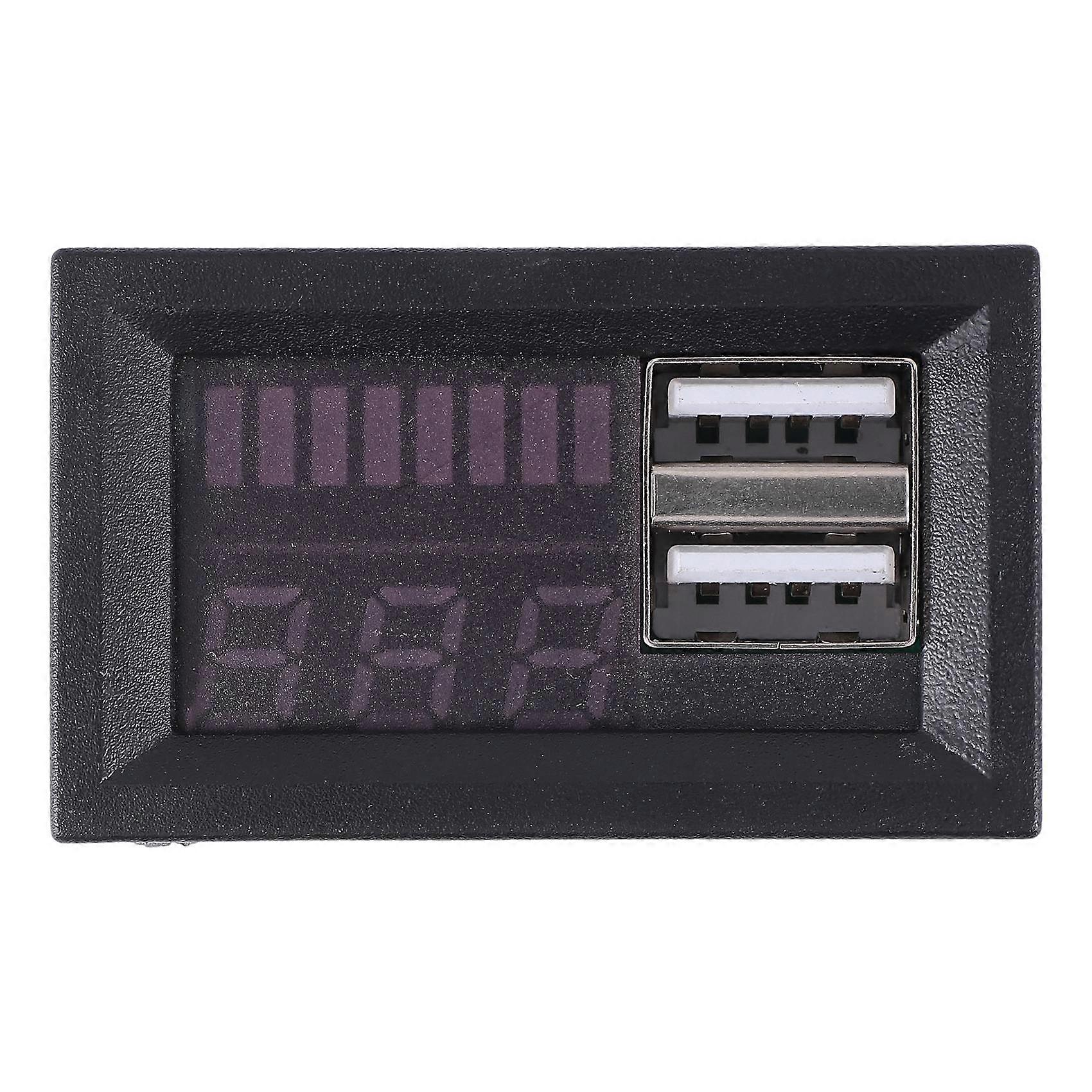 Digitales Voltmeter Mit Roter Led-anzeige Für Fahrzeuge, 12,6-v-batterieausgang