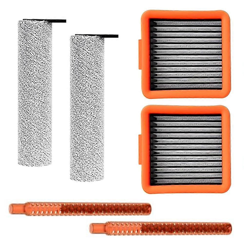 Ersatzteilset Für Uwant D5, D5 Pro, D100, D100 Pro, A60, V8, V10 Und D500: 2 Rotierende Bürsten, 2 Hepa-filter, 2 Geruchsabsorbierende Pads