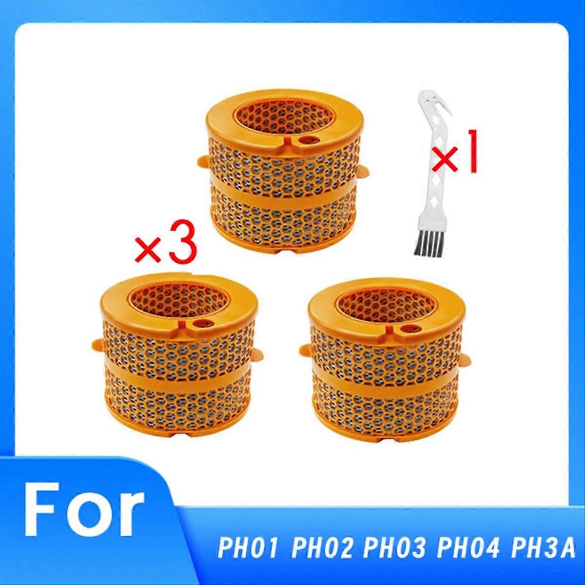 Kohlefaser-verdampferfilter Für Luftreiniger Mit Reinigungsbürste Für Ph01 Ph02 Ph03 Ph04 Ph3a A