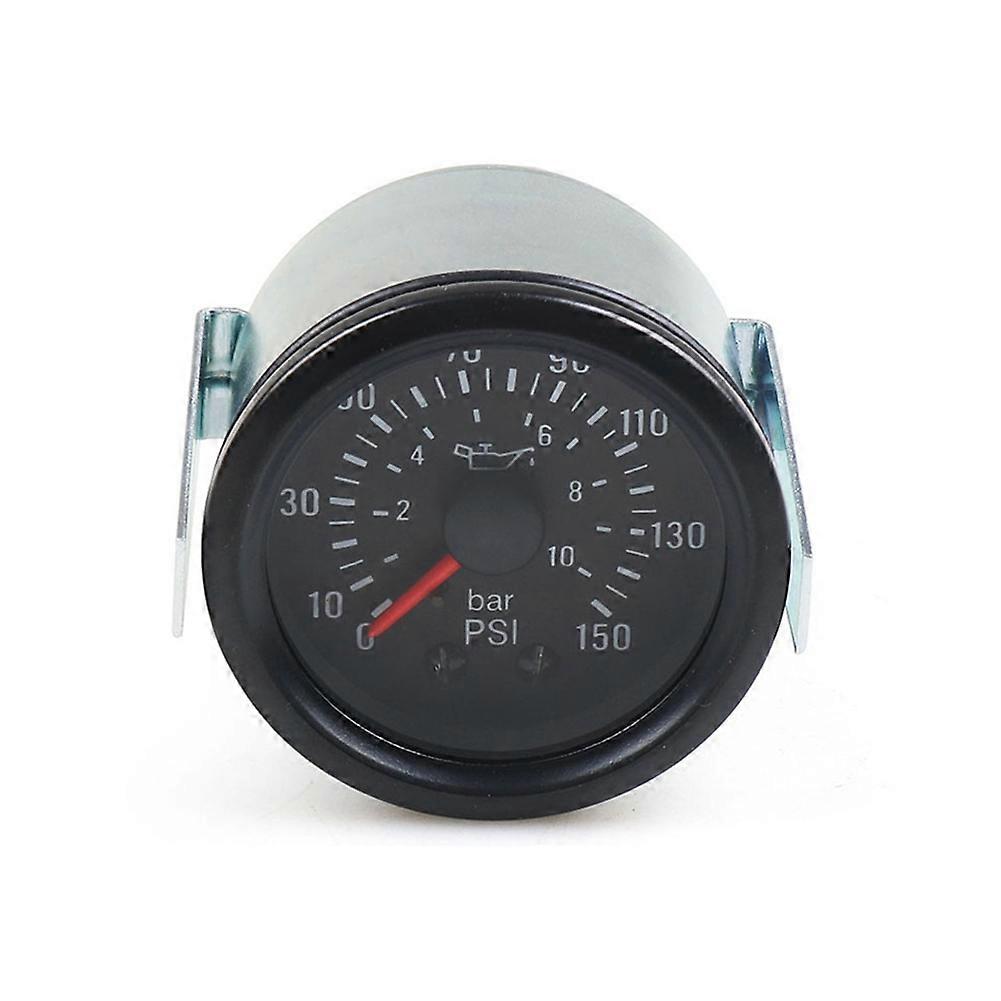 Mechanisches Öldruckmessgerät (52 Mm) 0–10 Bar / 0–150 Psi Mit Npt1/8-sensor Für Pkw, Lkw Und Baumaschinen