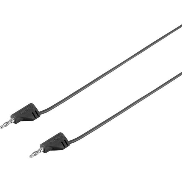Msb-200 Messleitung Lamellenstecker 2 Mm Lamellenstecker 2 Mm 0.60 M Schwarz 1 St. - Voltcraft