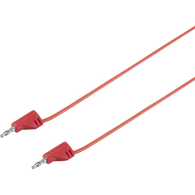 Msb-200 Messleitung Lamellenstecker 2 Mm Lamellenstecker 2 Mm 0.60 M Rot 1 St. - Voltcraft
