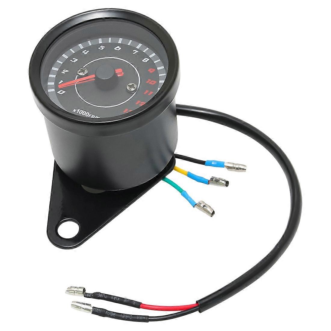 Universeller Motorrad-drehzahlmesser, 13.000 U/min, Elektronischer Tachometer, Led-hintergrundbeleuchtung, 12 V, Kompatibel Mit Honda Und Suzuki