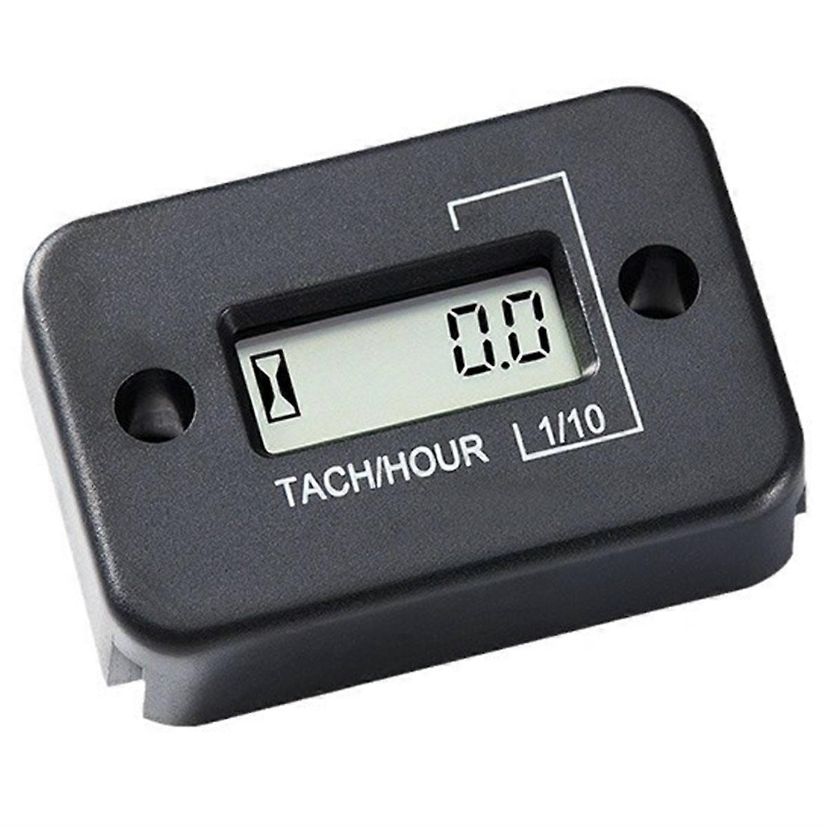 Wasserdichter Betriebsstundenzähler/drehzahlmesser Mit Lcd-bildschirm Für Motorrad, Quad, Schneemobil, Boot, Ski, Benzinmotor