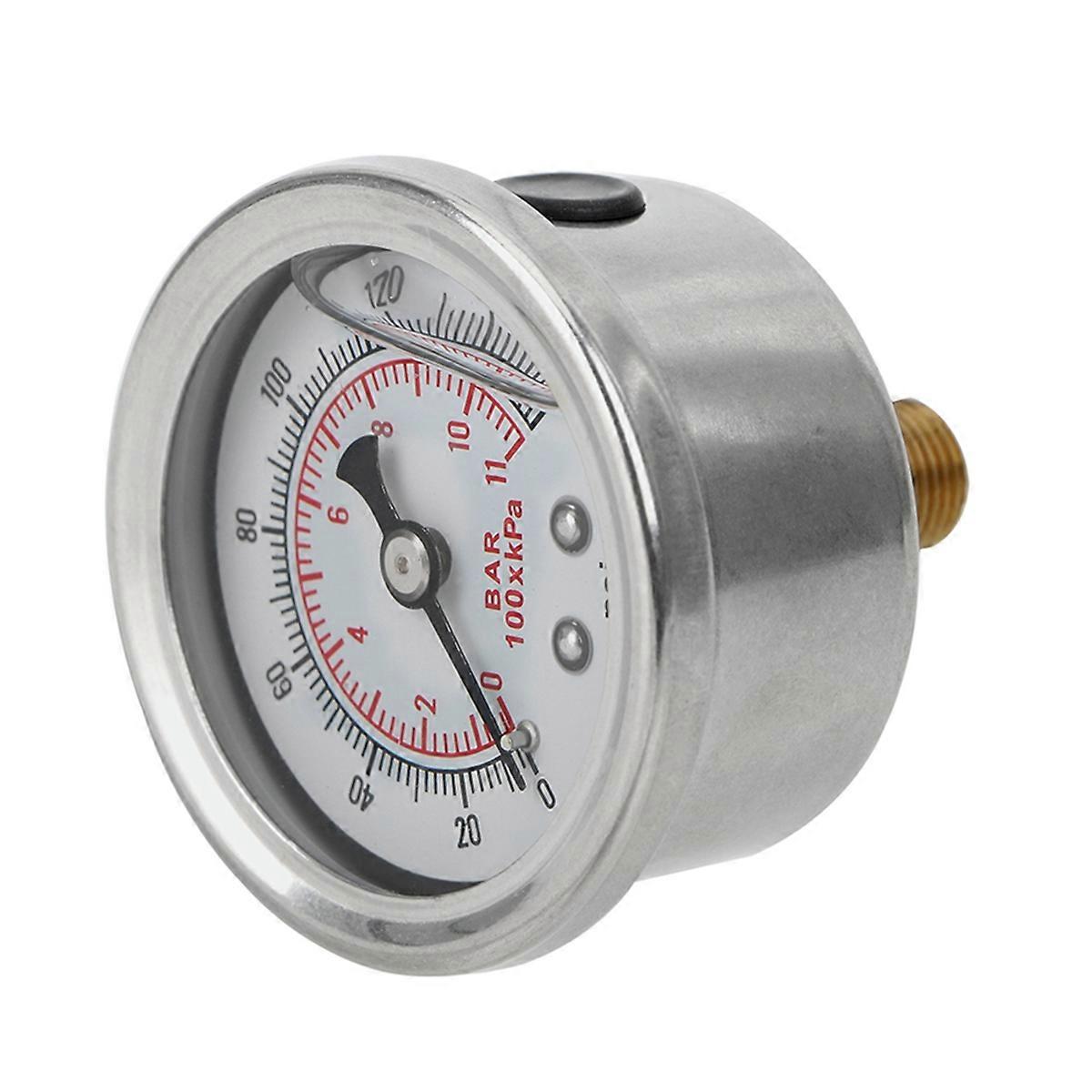 Öldruckmesser, Flüssigkeitsprüfer, Überwachungssystem, 0–160 Psi Flüssigkeit, 1/8 Npt, Kraftstoffdruckmesser, Mete