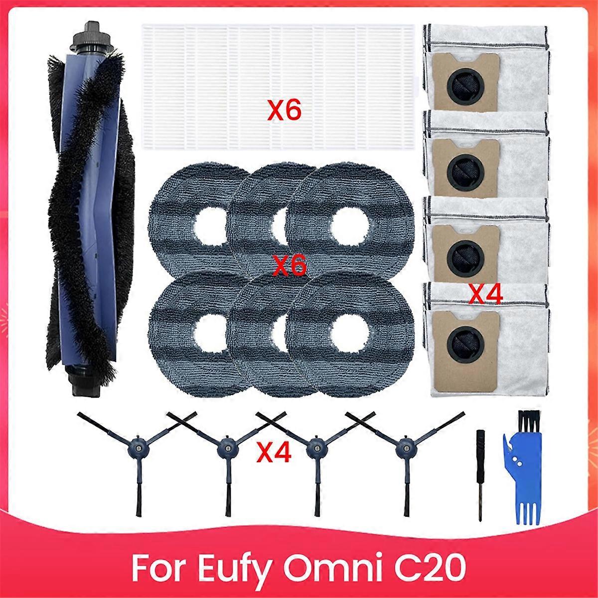 Set Mit 23 Ersatzteilen Für Den Eufy Omni C20 Staubsauger