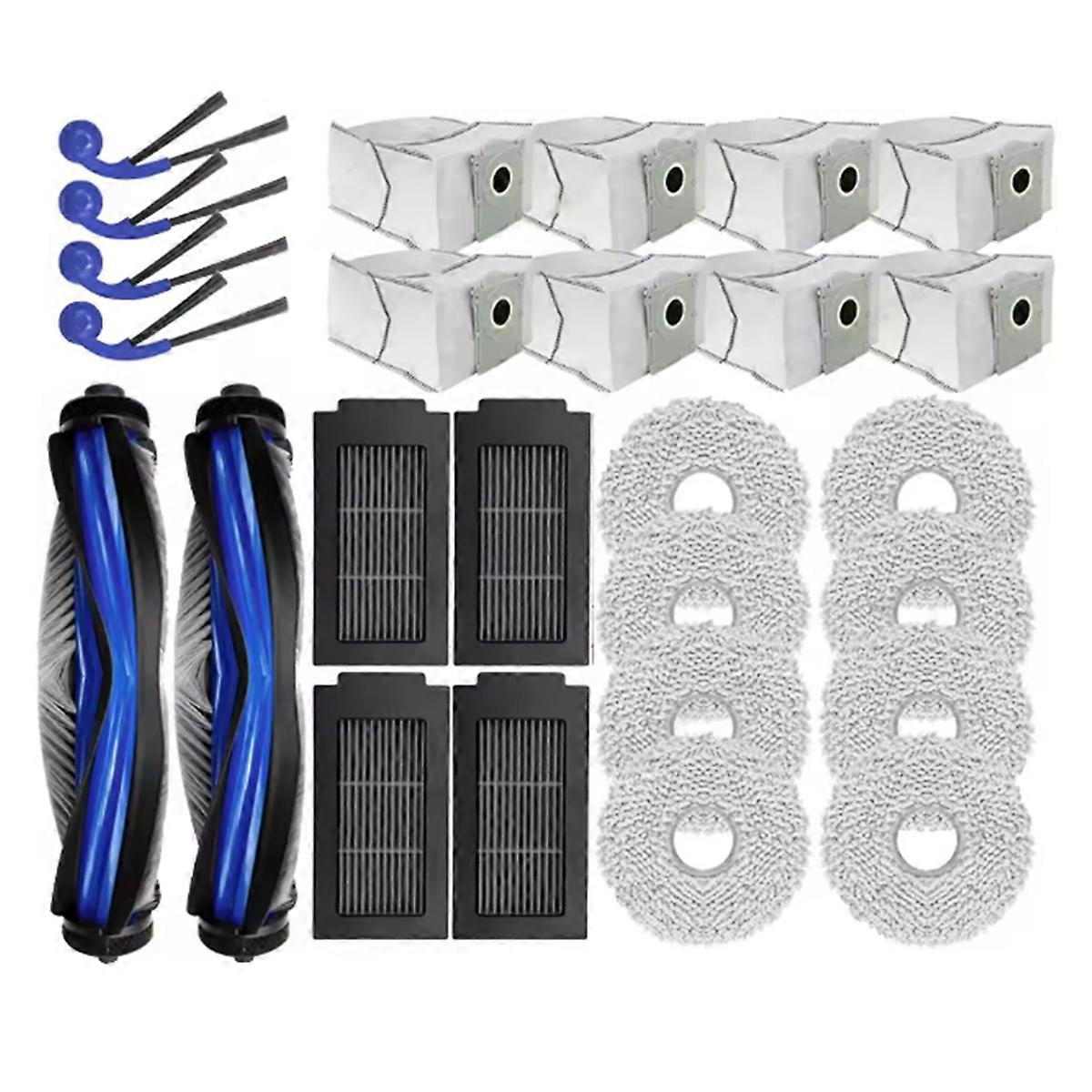 26-teiliges Set Für Den Staubsauger T30c Omni / T30c Pro Omni: Bürste, Filter, Staubbeutel, Wischmopp.