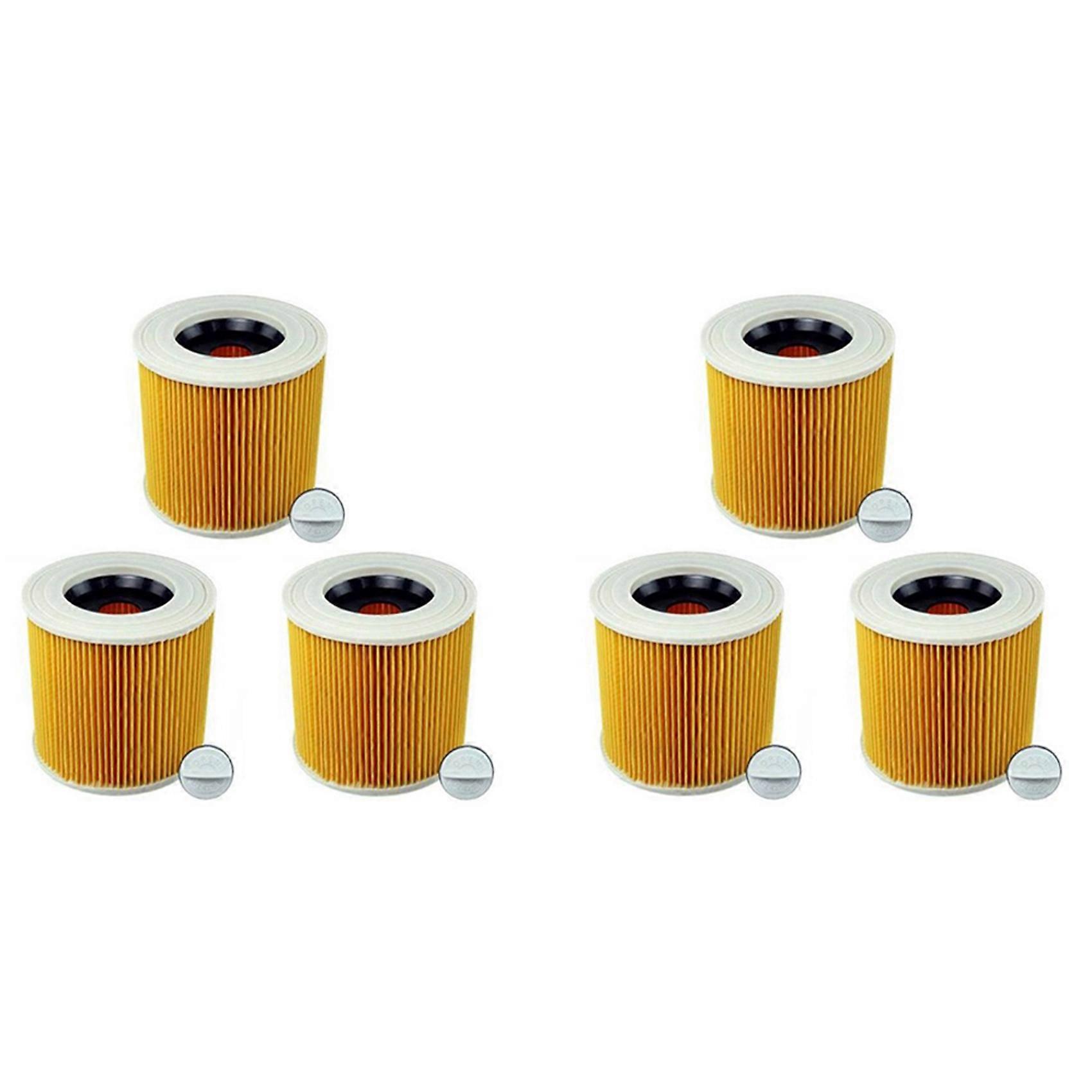 6er-pack Filterpatronen Für Kärcher Staubsauger Wd3 Premium, Wd2, Wd3, Wd1, Mv3, Mv2 Und Das Wd 3 P Erweiterungsset Gegen Feinstaub