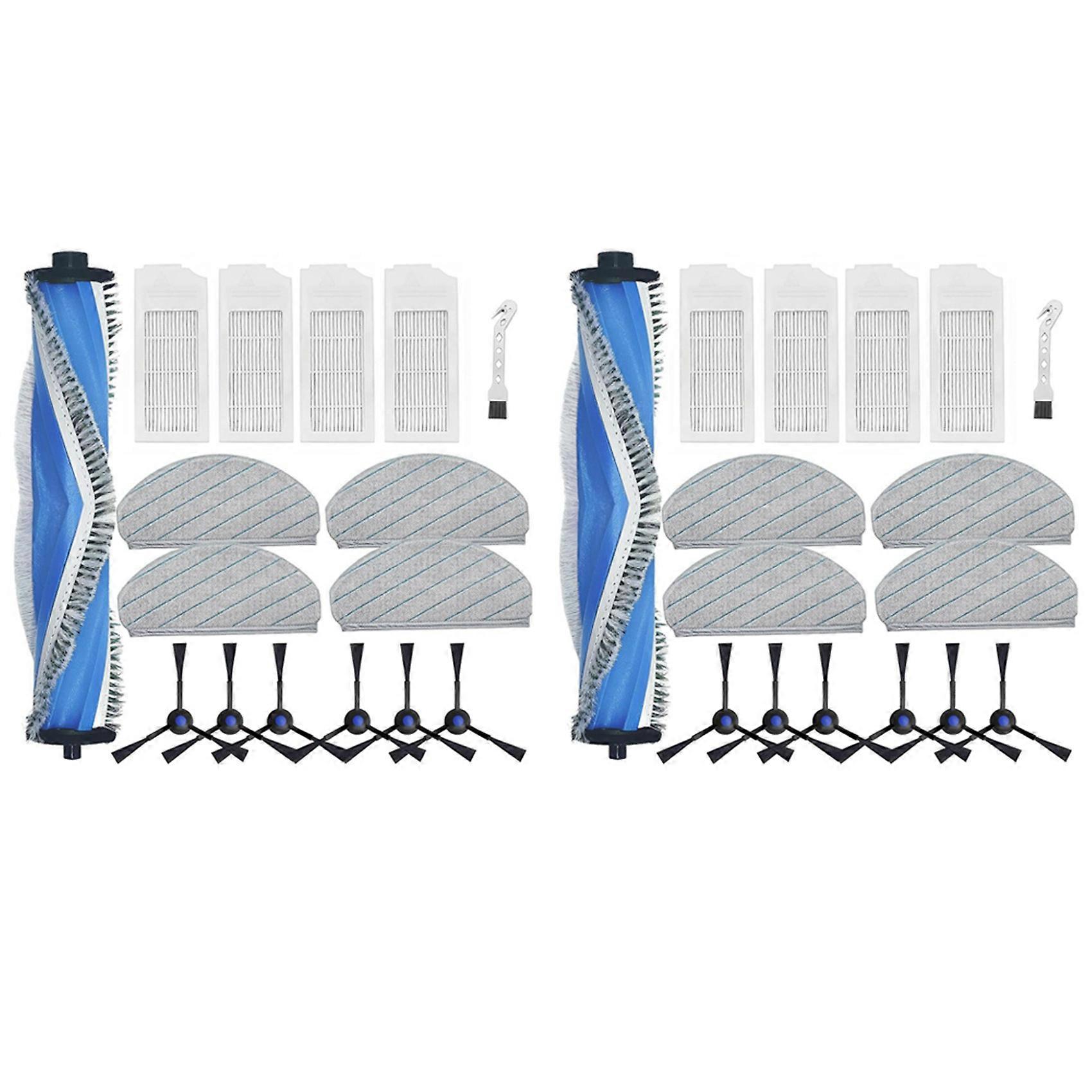 2er-pack Für Ecovacs Deebot N20 Plus, N20 Und N20 Pro Plus Saugroboter: Hauptbürste, Hepa-filter Und Reinigungstuch.