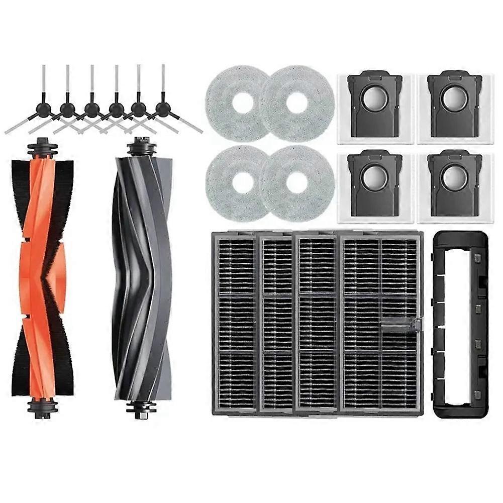 21-teiliges Set Für Die Staubsauger Dreame L10s Pro Ultra Heat, X30 Ultra Und X30 Pro Plus: Bürste, Filter, Tuch Und Staubbeutel.