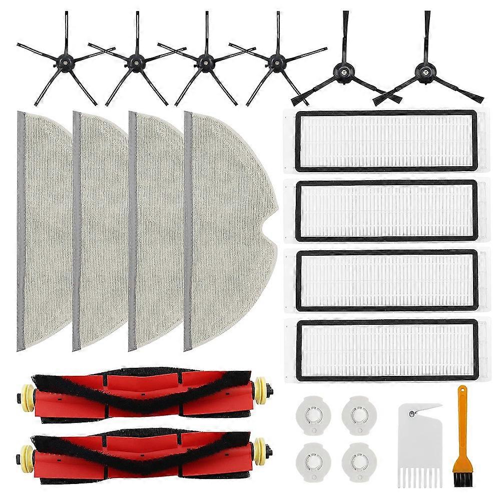 Packung Mit 22 Ersatzteilen Für Die Staubsauger Roborock S6 Pure, S6, E4, S4 Max, S6 Maxv, S5, S5 Max, S4, E20, E25, E35 Und S50 Sowie Für Den Staubsauger Xiaomi Mijia.