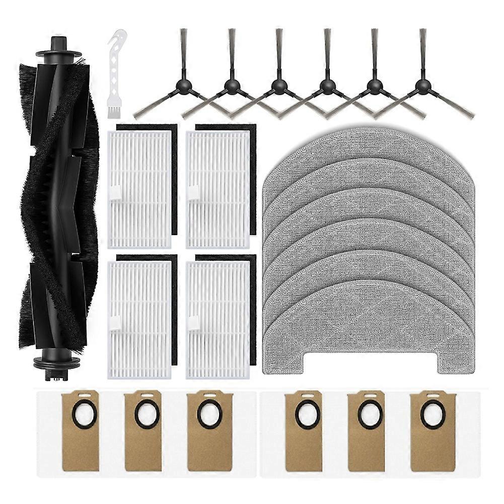 Packung Mit 24 Staubbeuteln Für Den Monsga Ms1 Max Saugroboter: Hauptbürste, Filter Und Wischmopp.