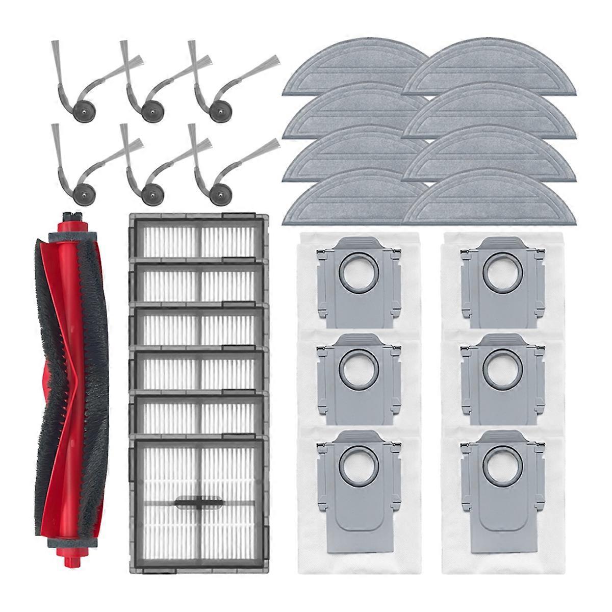 27-teiliges Set Für Q10 S5/q10 S5+/q10 X5/q10 X5+/q10/q10+ Ersatzteile: Hauptseitenbürste, Filter, Reinigungstuch, Staubbeutel