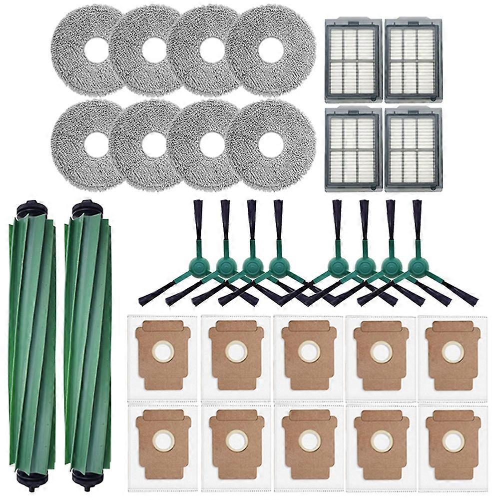 32 Ersatzteile Für Den Irobot Roomba Plus 405 Combo / 505 Combo Saugroboter: Hauptbürsten, Tücher, Filter Und Staubbeutel