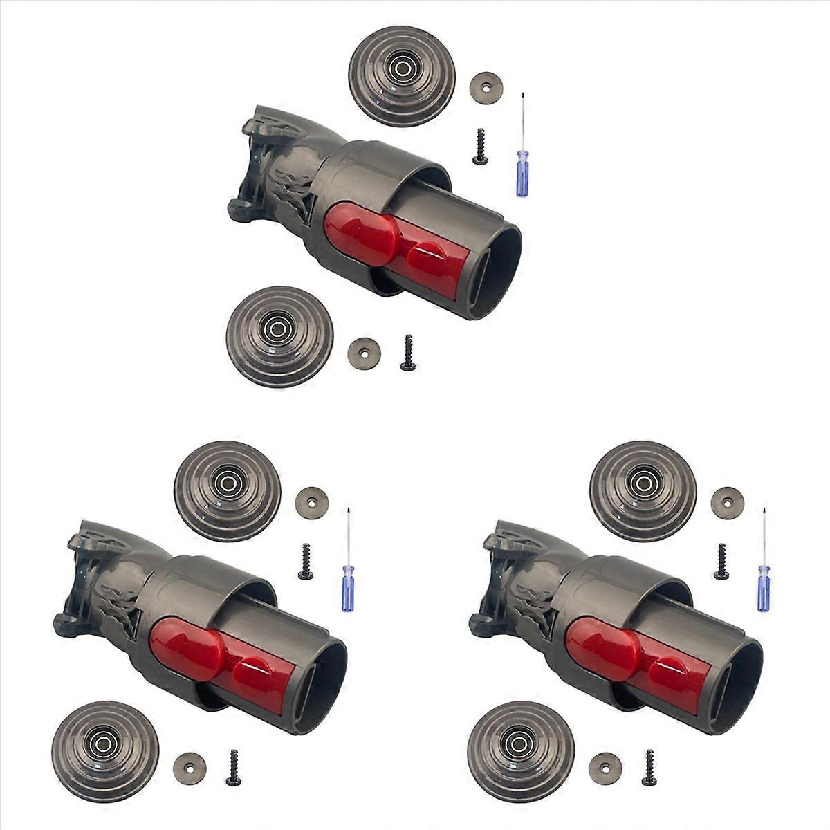 3x Für Staubsaugerzubehör V7 V10 V11 V15: 100-w-direktantrieb-saugkopf-anschlussadapter + V-