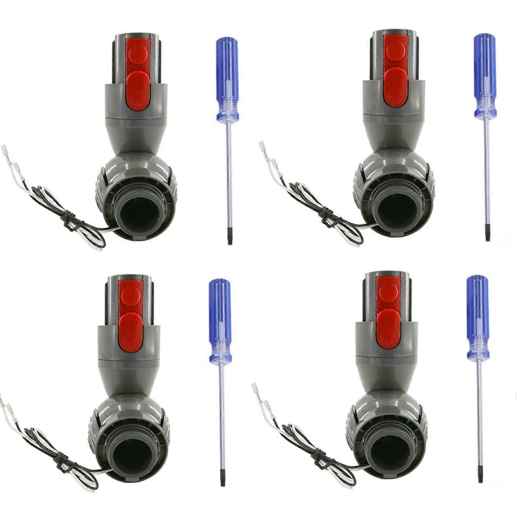 4x Bodenbürste Für V8 V10, Ersatzteile, Anschluss, Direktantriebskopf Für Staubsauger