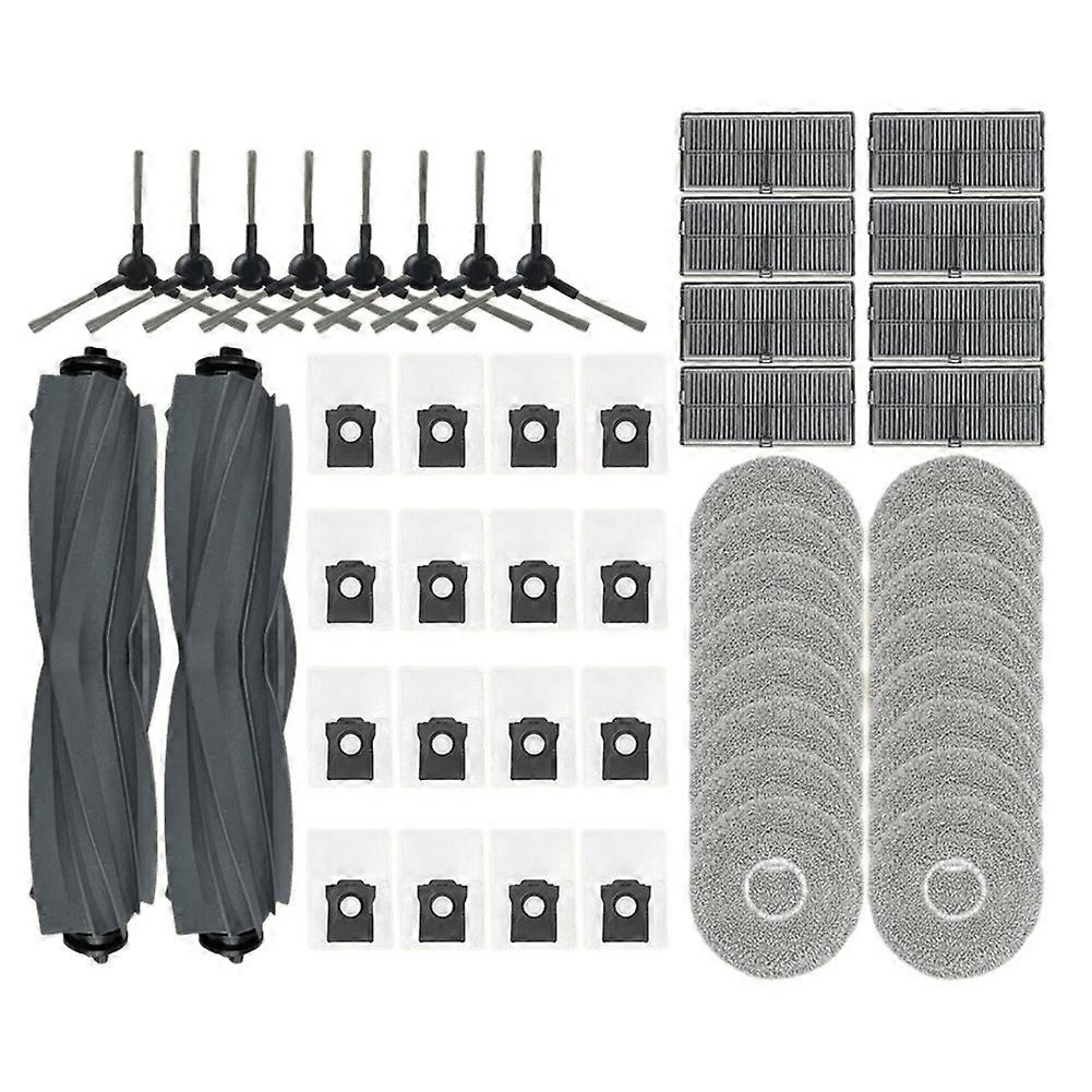 50-teiliges Set Für Die Staubsauger Dreame L10s Pro Ultra Heat Rll82ce, X30 Ultra Und S10 Pro Ultra: Hauptbürste, Filter, Tuch Und Staubbeutel.
