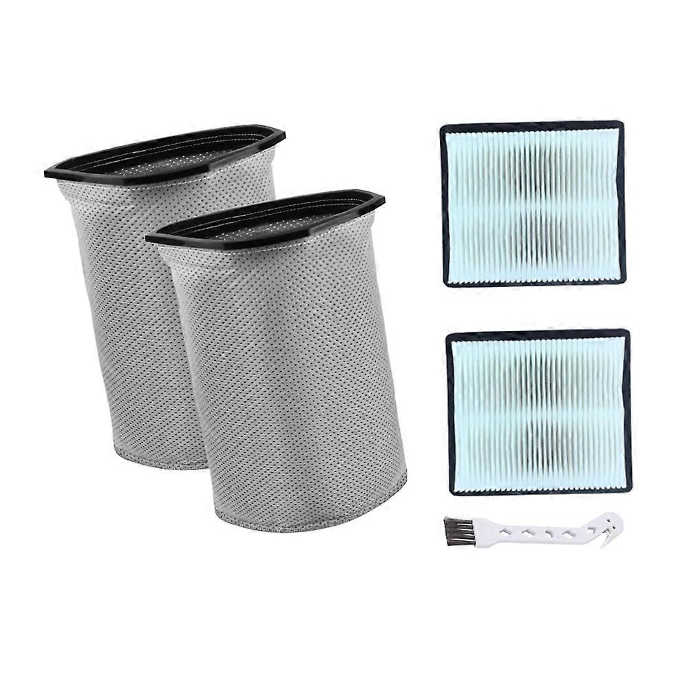 5er-pack Hepa-filter Und Staubschutzbarrieren Für Die Rucksackstaubsauger Proteam Super Coach Pro10 Und Gofit 10 (ersatzteile Inklusive) Sowie Stofffilterbeutel
