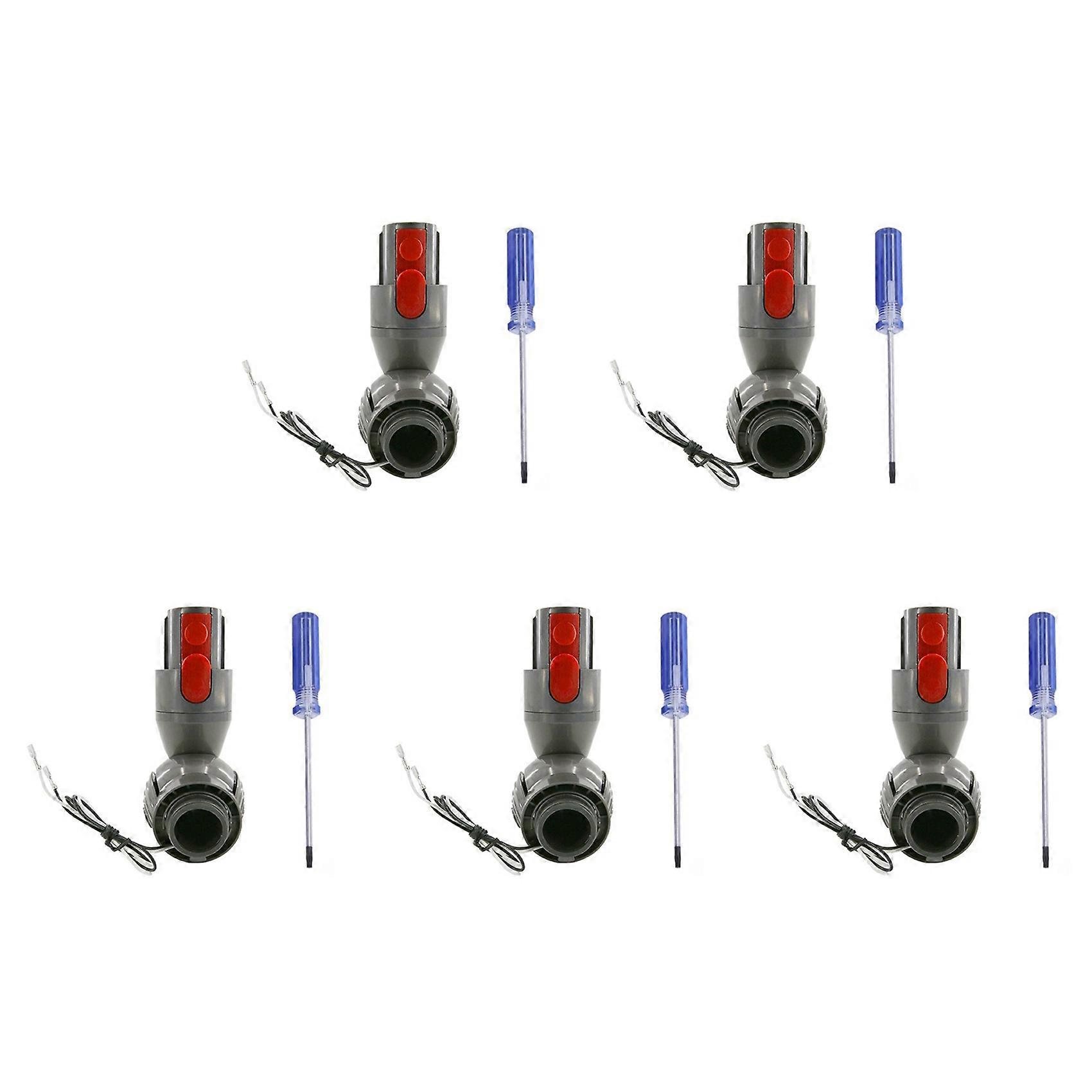 5x Für V8 V10 Bodenbürste, Ersatzteile, Anschluss, Direktantriebskopf Für Staubsauger
