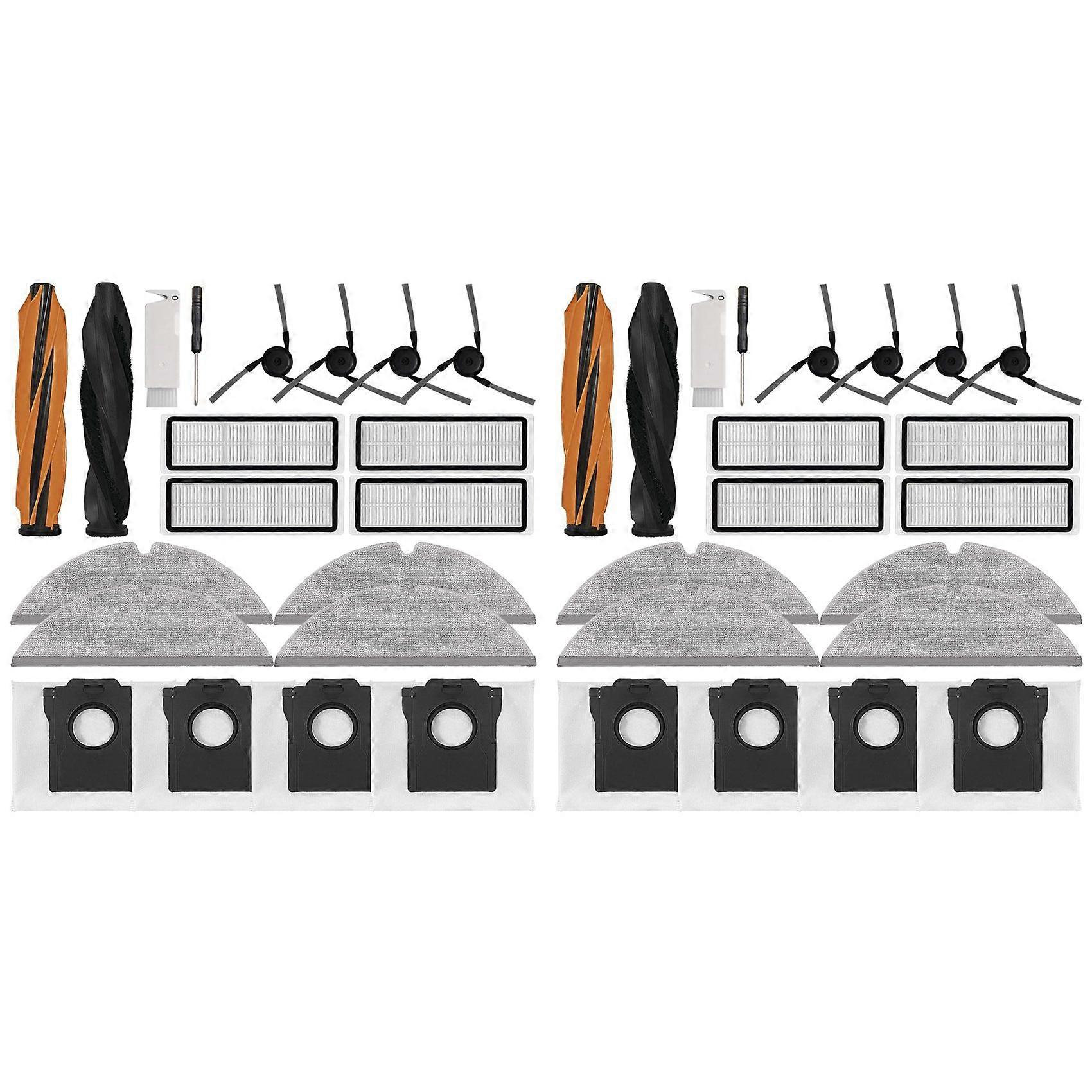 Zubehörset (2-teilig) Für Den Dreame D20 Pro Plus Saugroboter: Hauptbürste, Hepa-filter, Reinigungstuch Und Staubbeutel.