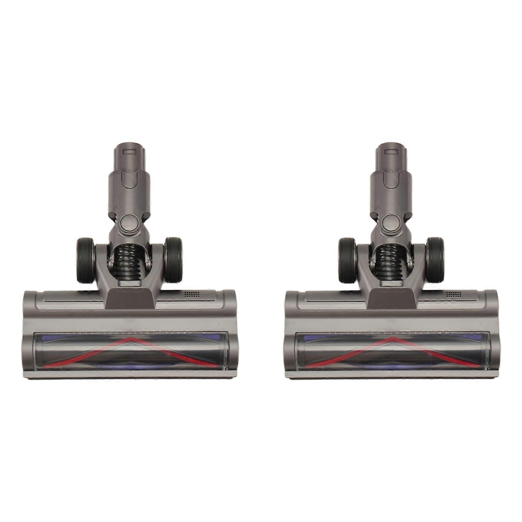 Set Mit 2 Elektrischen Bürstenköpfen Für Staubsauger Der Modelle V6 Dc58 Dc59 Dc62 Dc72 Mit Anti-staub-led-beleuchtung Zur Bodenreinigung.
