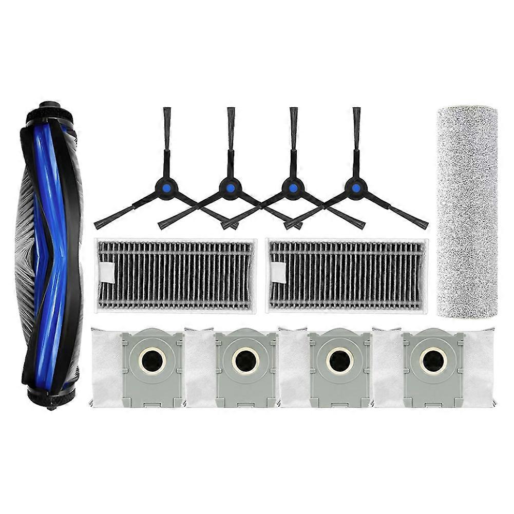 Ersatzteile Für Den Ecovacs X8 Pro Omni Saugroboter: Hauptseitenbürsten, Reinigungstücher, Hepa-filter, Staubbeutel Und Zubehör (12 Teile).