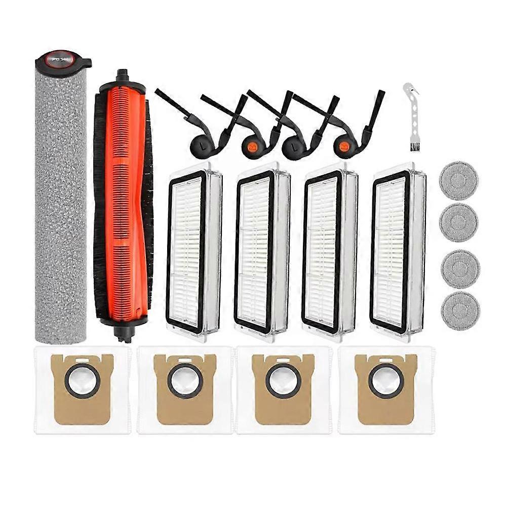 Verwicklungsfreie Walzenbürste, Seitenbürste, Filter, Reinigungstuch Kompatibel Mit Xiaomi Mijia 6 Pro Pv21cn / 6 Max Pv11cn - Ersatzteile