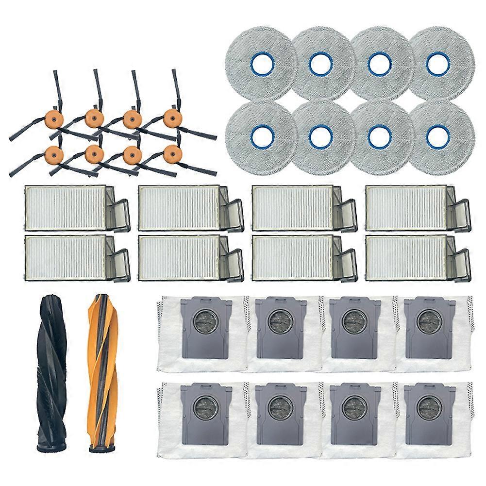 Ersatzteile Für Den Dreame X60 Max Ultra Saugroboter: Hauptseitenbürste, Hepa-filter, Staubbeutel (34 Stück).