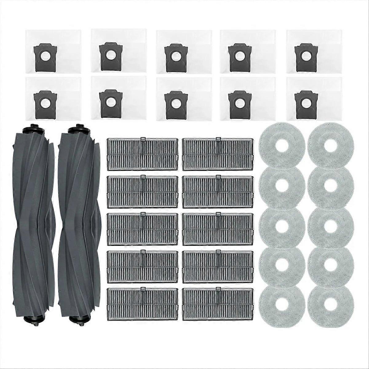 Zubehör Für Den Dreame X40 Pro Saugroboter: Ersatz-hauptbürste, Hepa-filter, Reinigungstücher, Staubbeutel Usw.