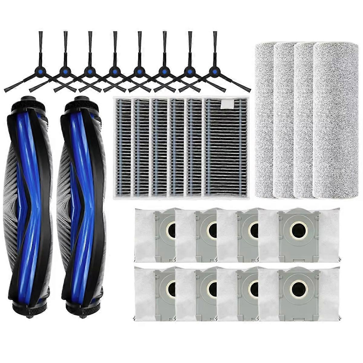 Ersatzteile Für Den X8 Pro Omni Saugroboter: Haupt- Und Seitenbürsten, Reinigungspads, Hepa-filter, Staubbeutel-zubehör