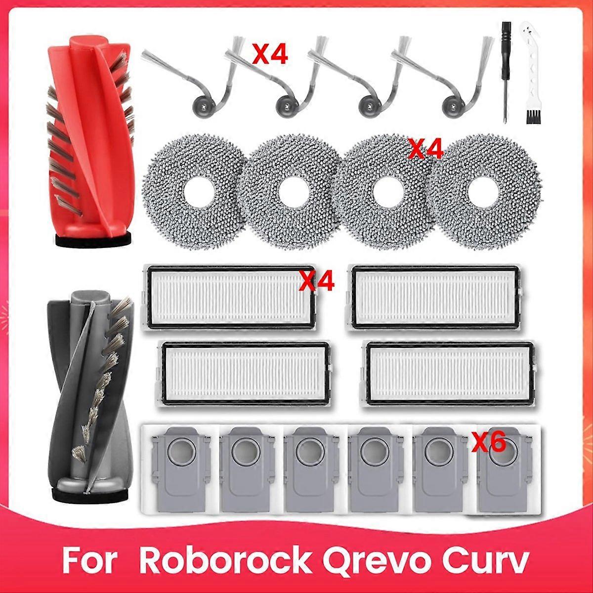 Ersatzteile Für Den Roborock Qrevo Curv Saugroboter: Hauptseitenbürste