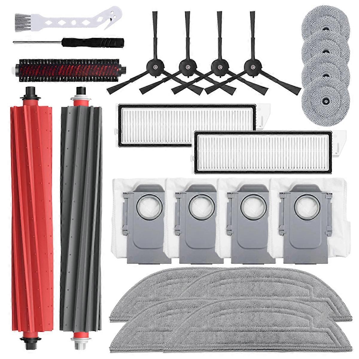 Ersatzteile Für Den Saugroboter S8 Maxv Ultra/g20s: Hauptseitenbürsten, Reinigungspads, Hepa-filter, Staubbeutel. Zugang