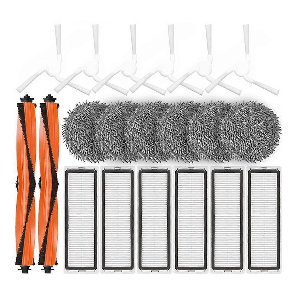 Ersatzteile Für Den Xiaomi Mijia Self-cleaning Robot Vacuum Mop Pro Stytj06zhm: Hauptseitenbürste, Hepa-filter Und Reinigungstuch.