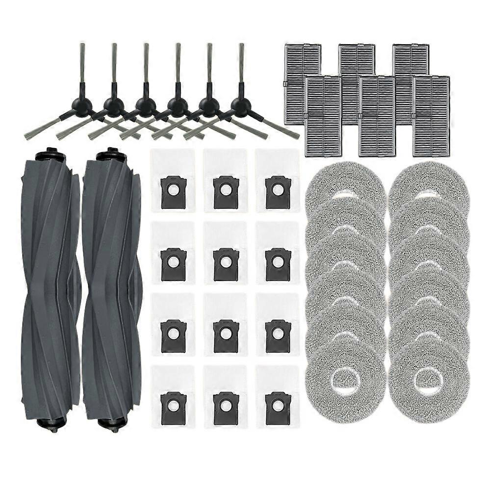 Für Die Staubsauger Dreame L10s Pro Ultra Heat Rll82ce, X30 Ultra Und S10 Pro Ultra: Hauptseitenbürstenfilter, Reinigungstuch Und Staubbeutel
