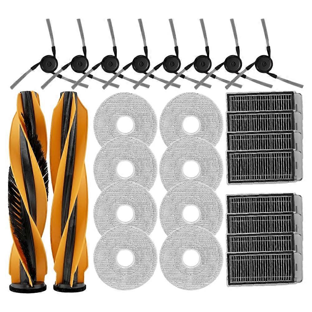 Ersatzfilter Und Reinigungstücher Für Die Hauptseitenbürsten Der Staubsauger Mova V70 Ultra Complete / Mova V70 Ultra Complete X