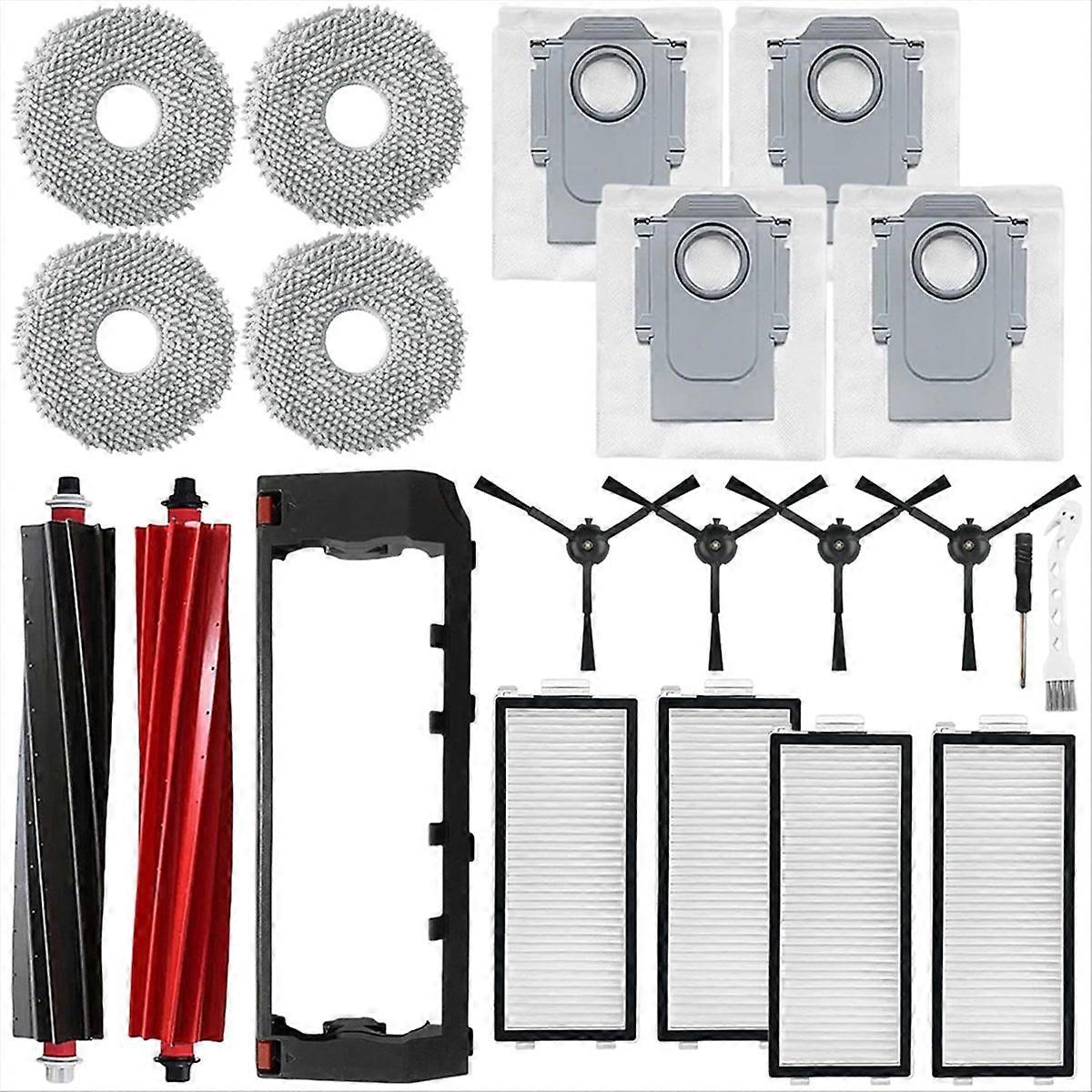 Hauptbürstenschutzset Kompatibel Mit Roborock Qrevo Master /v20/ P10s