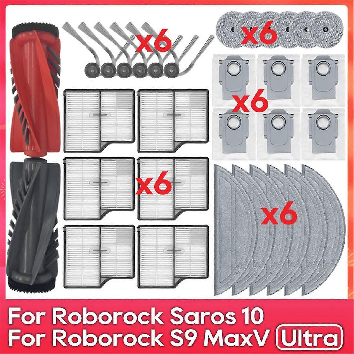 Zubehör Für Saros 10 / S9 Maxv Ultra / S90ver / G30 / A1460rr: Edgewi Hauptseitenbürstenfilter