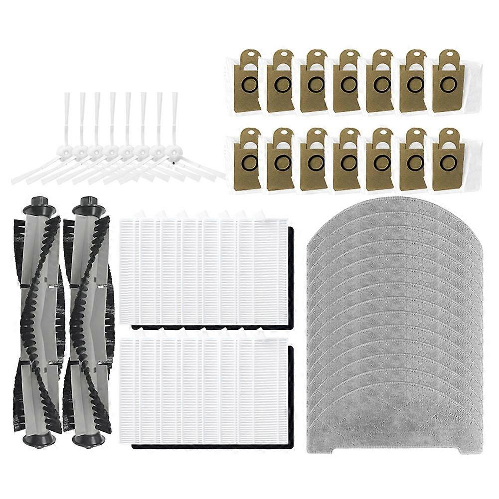 Zubehör Kompatibel Mit Tama H14, Innos R7, Lihhas Lh90: Ersatzteile: Seitenbürste, Hepa-filter, Ersatz-wischpads (54 Stück)