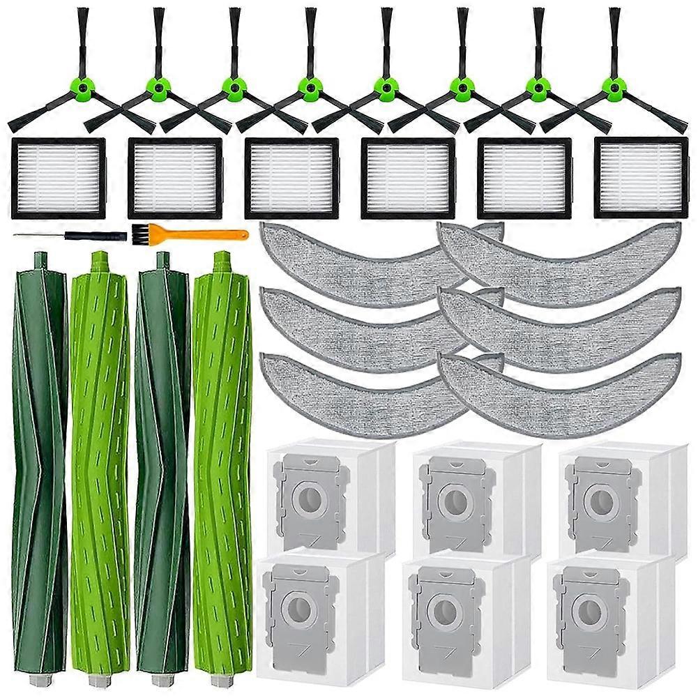 32-teiliges Ersatzteilset, Kompatibel Mit Den Staubsaugern Irobot Roomba Combo J7+ Plus, Combo J9+ Und Combo 10 Max.