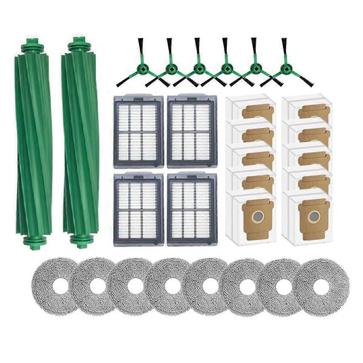 30-teiliges Set Für Den Saugroboter Plus 505 Combo / 405 Combo: Bürste, Hepa-filter, Reinigungstuch Und Ersatzstaubbeutel