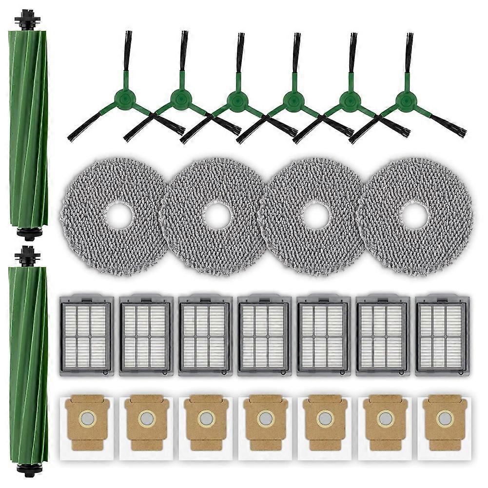 Ersatzteile Für Den Irobot Plus 505 Combo/plus 405 Combo Saugroboter: Hauptseitenbürste, Hepa-filter Und Reinigungsbeutel.