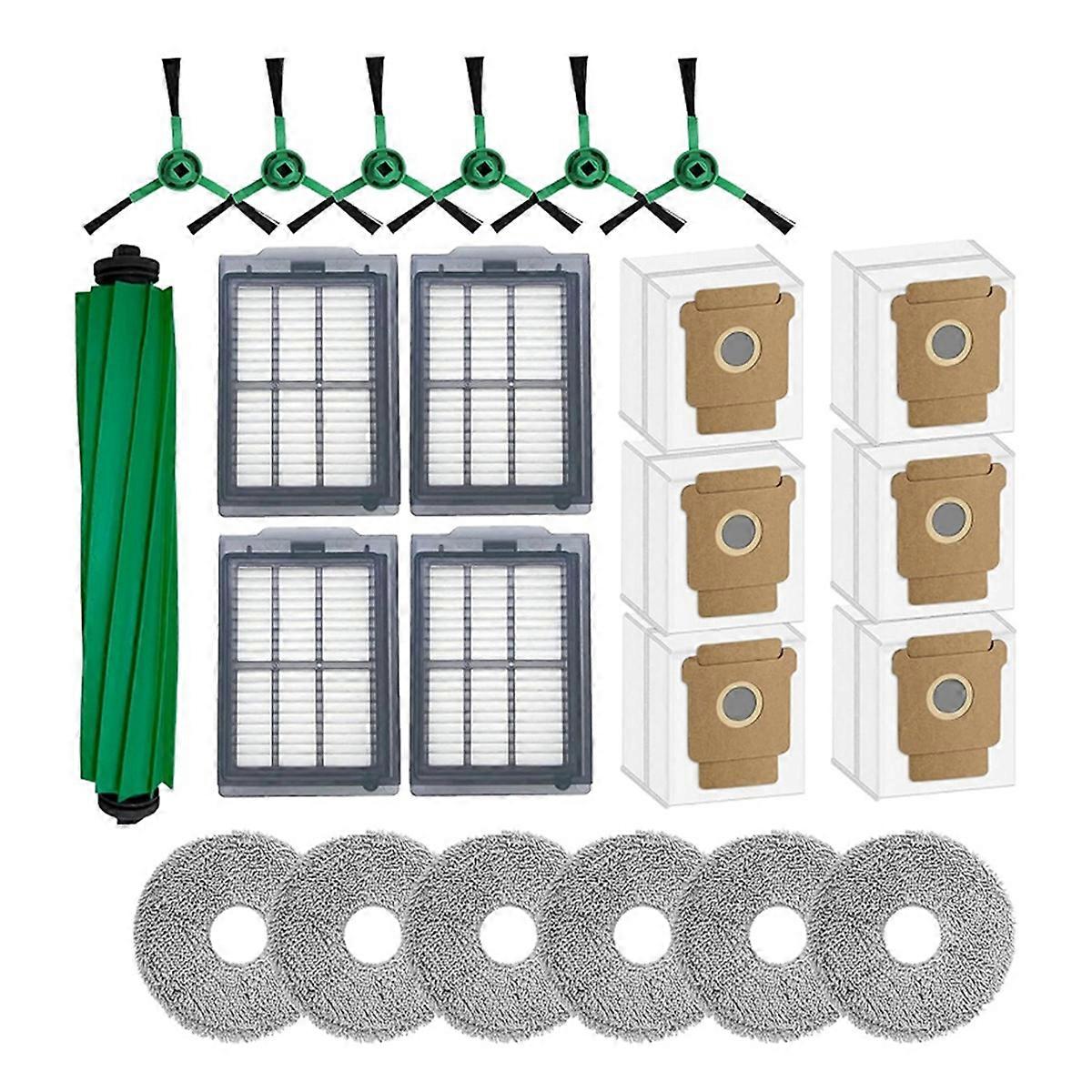 Ersatzteile Für Den Saugroboter Plus 505 Combo/405 Combo: Bürste, Hepa-filter, Reinigungstuch, Staubbeutel