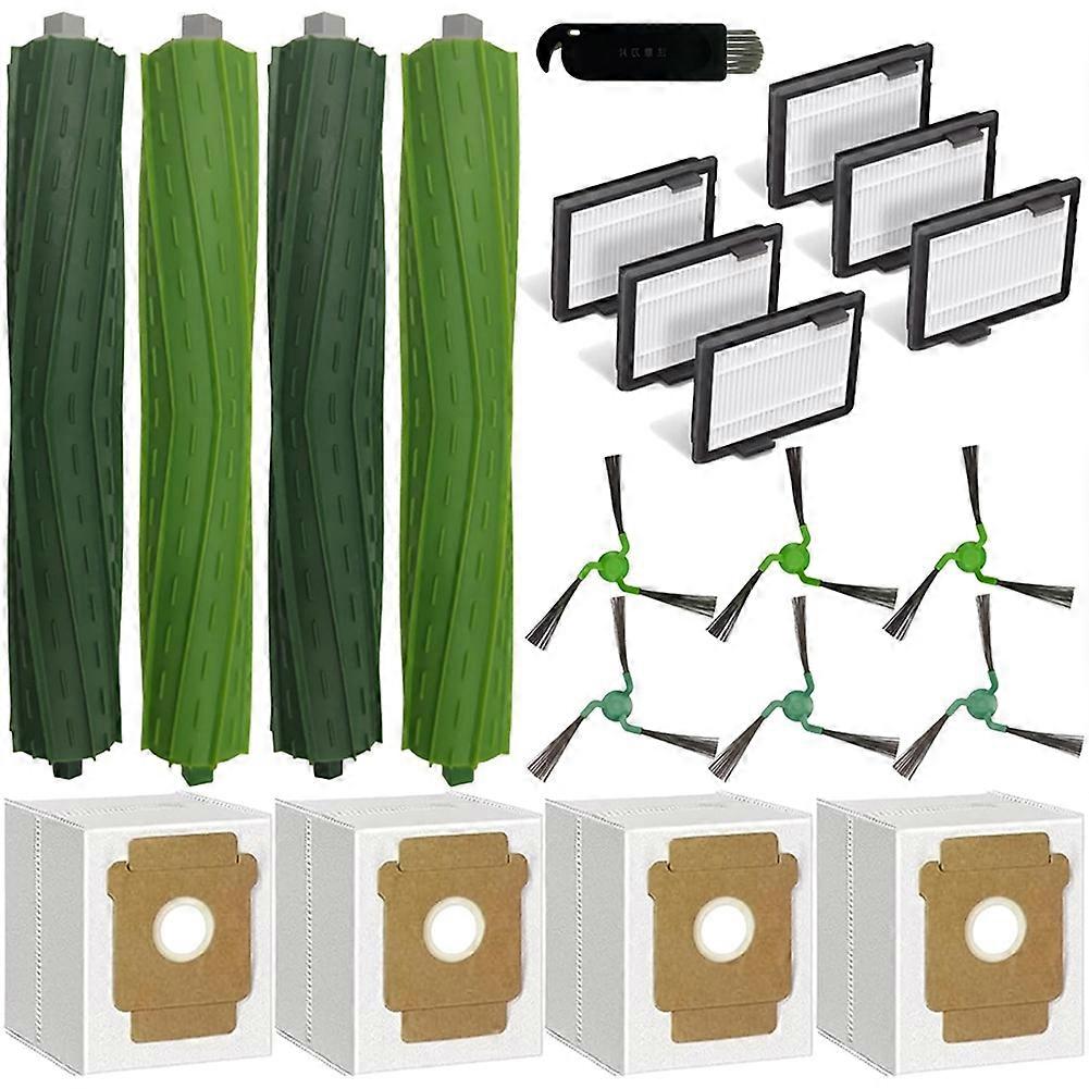 Zubehör Und Ersatzteile Für Den Irobot Roomba Max 705 Combo / 706 Combo Saugroboter: 4 Hauptbürsten, 6 Seitenbürsten.