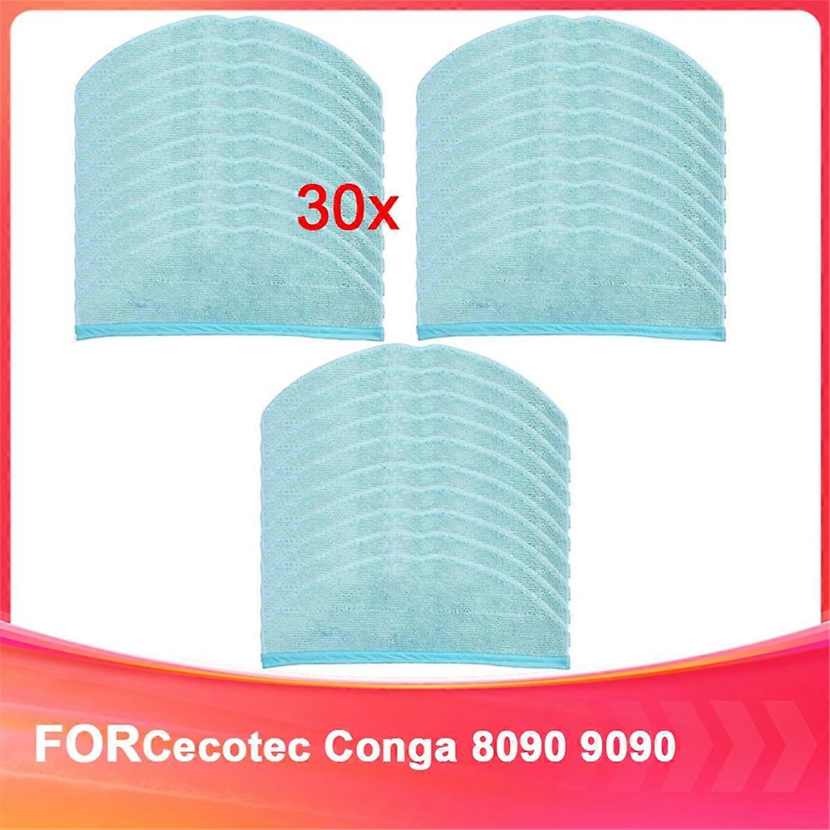 Ersatzreinigungstücher Für Cecotec Conga 8090/9090 Saugroboter, Mikrofasertuch, Waschbar.