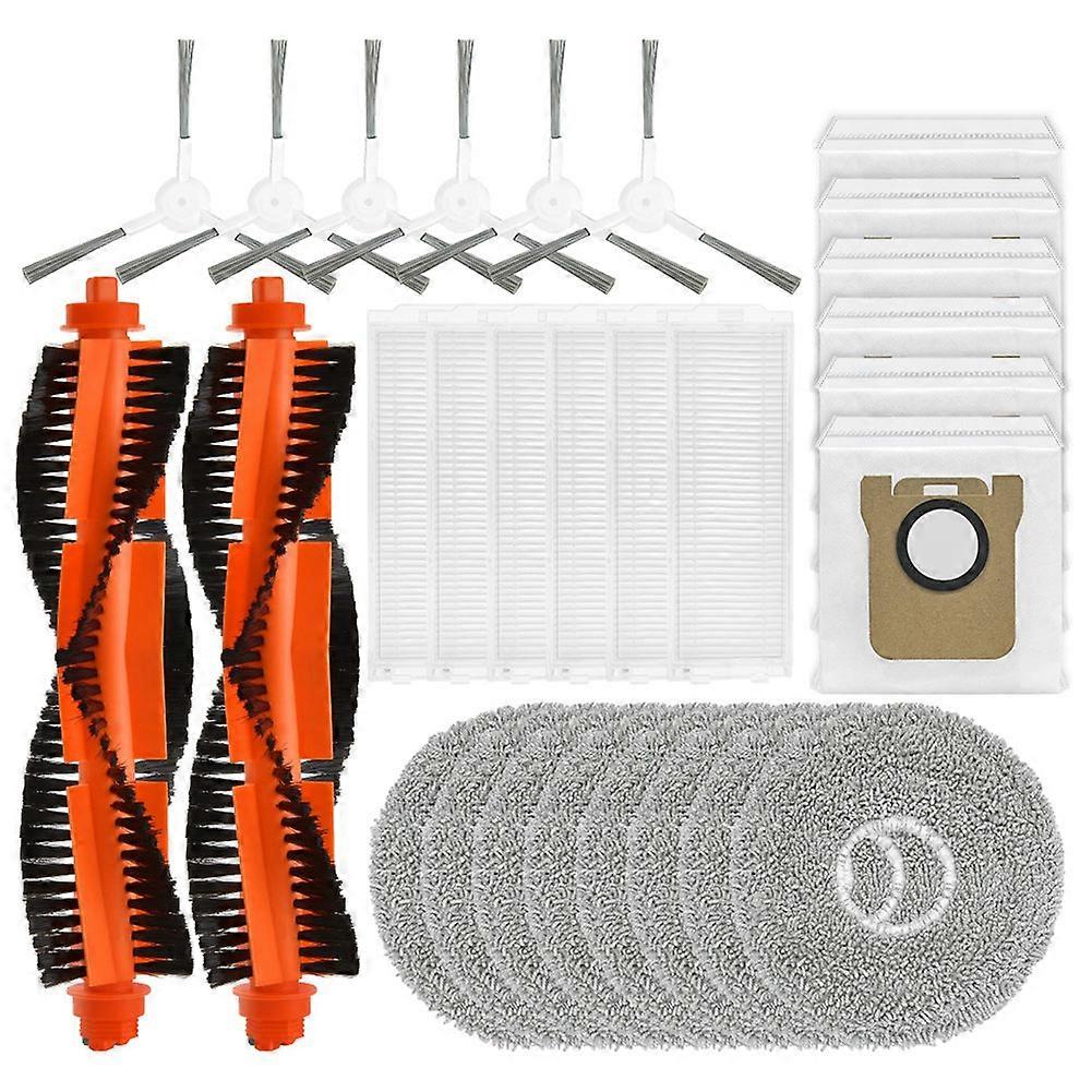 28-teiliges Set, Kompatibel Mit Dem Xiaomi Mijia M30 Pro/c107 Staubsauger: Hauptbürste, Hepa-filter, Reinigungstuch Und Staubbeutel. Ersatzteile
