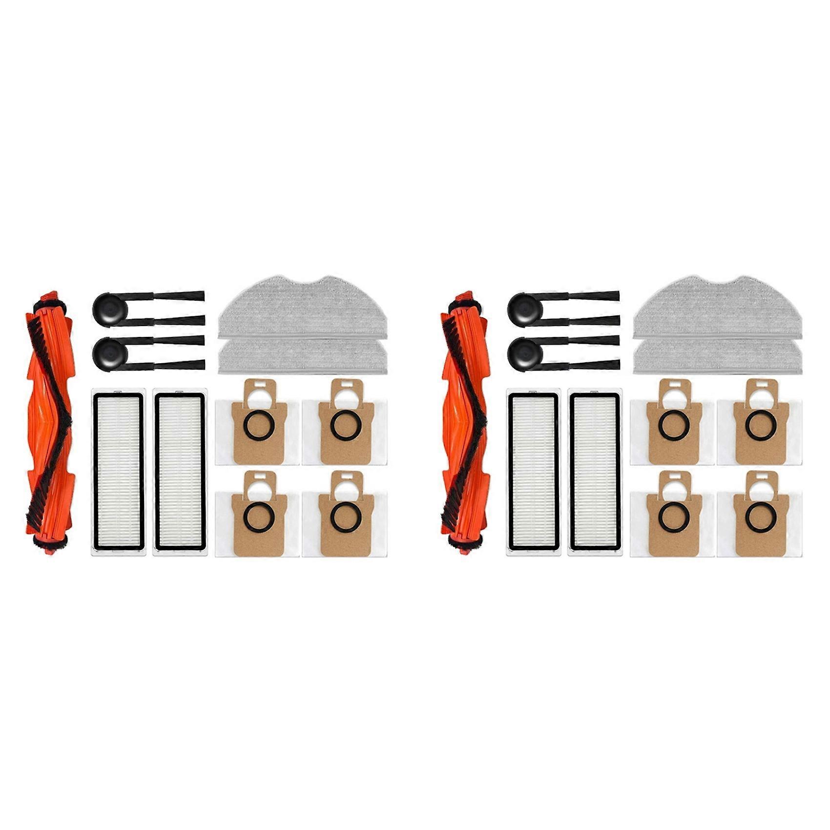 2-teiliges Zubehörset Für Den Xiaomi H40 / Ov51 Saugroboter: Hauptbürste, Reinigungstuch, Hepa-filter Und Staubbeutel.