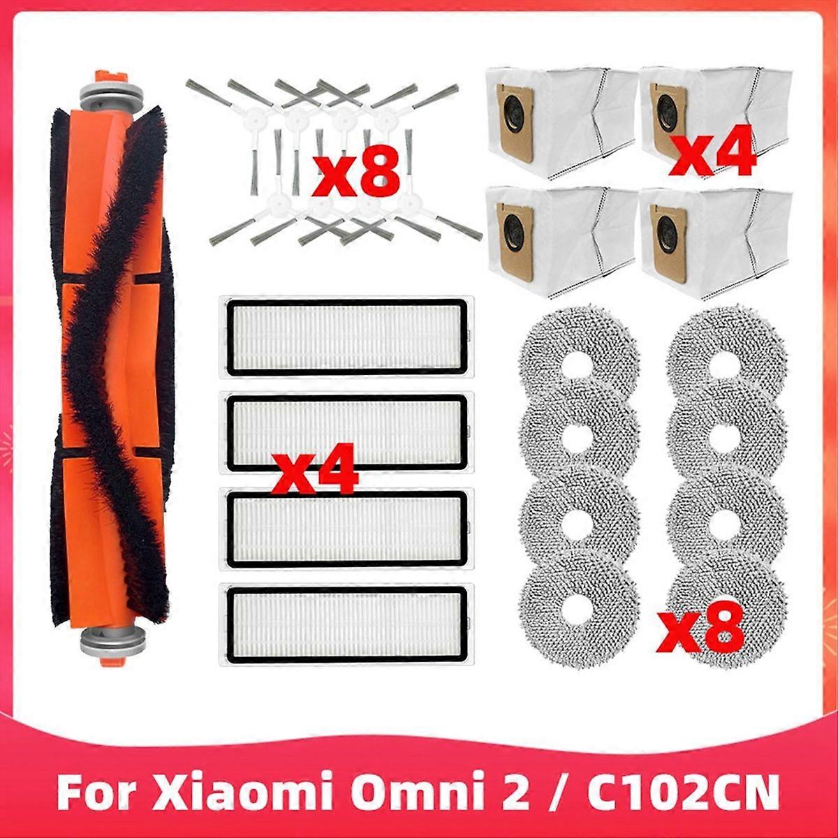 Seitenbürste Und Filter Für Xiaomi Mijia Omni, 2 Stück